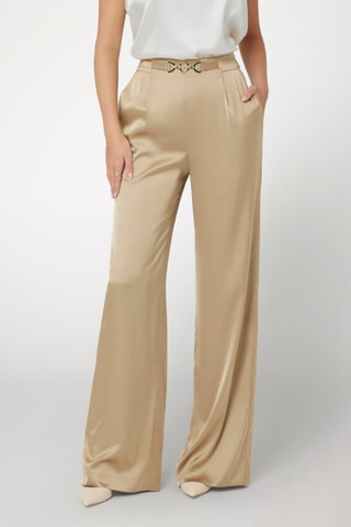 Pantalon regular - Beige
