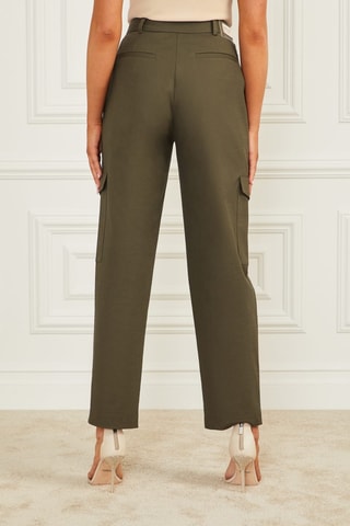 Pantalon cargo - Vert olive
