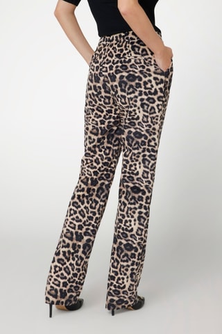 Pantalon regular - Beige