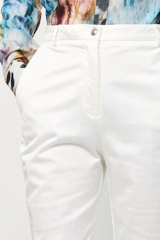 Pantalon wide legs taille haute - Blanc