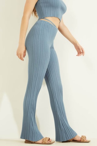 Pantalon flare - Bleu