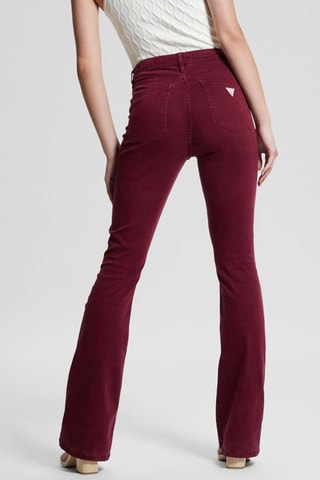Pantalon flare - Bordeaux