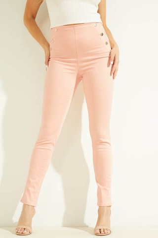 Pantalon taille haute - Rose pâle