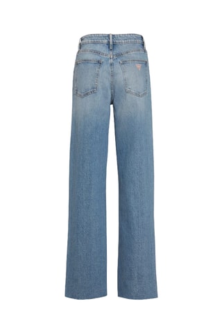 Jean boyfriend taille haute - Bleu clair