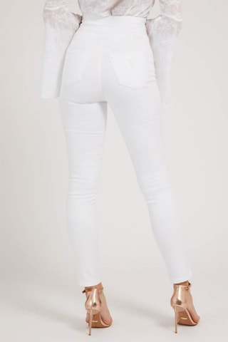 Jean skinny taille haute - Blanc