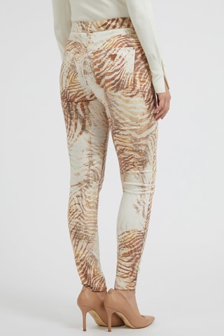 Jean skinny taille haute - Beige