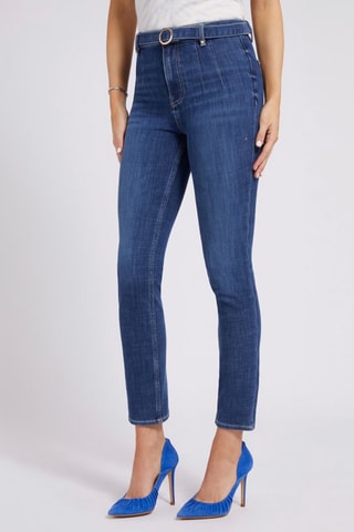 Jean taille-haute - Bleu