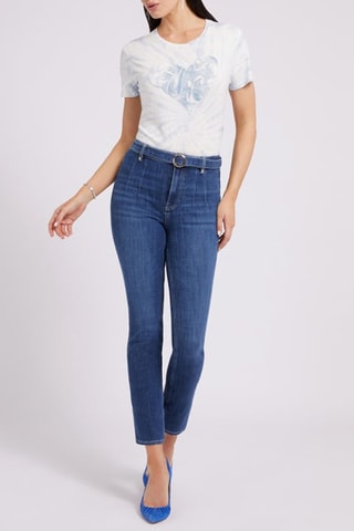 Jean taille-haute - Bleu