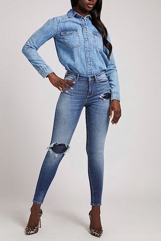 Jean skinny Bleu foncé