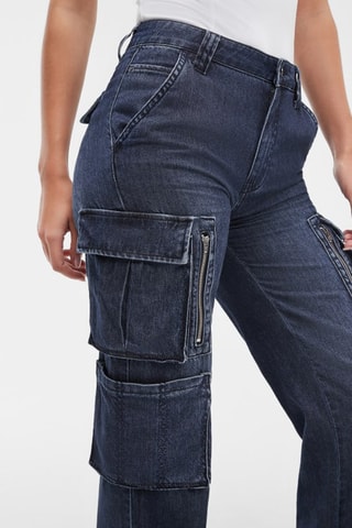 Jean cargo - Bleu marine