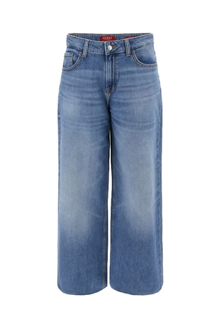 Jean droit taille haute - Bleu