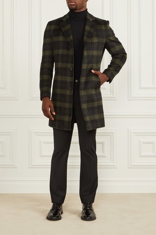 Manteau en laine - Vert olive