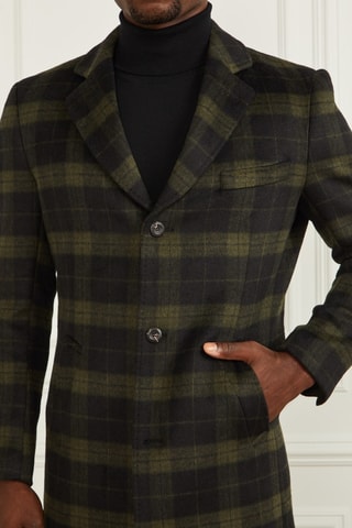 Manteau en laine - Vert olive