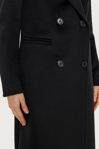 Manteau en laine - Noir