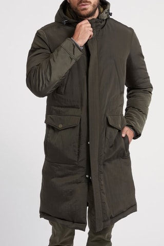 Parka à capuche Kaki