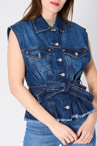 Veste en jean - Bleu marine