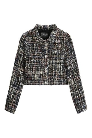 Veste en tweed - Noir chiné