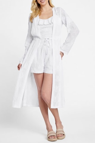 Veste longue - Blanc