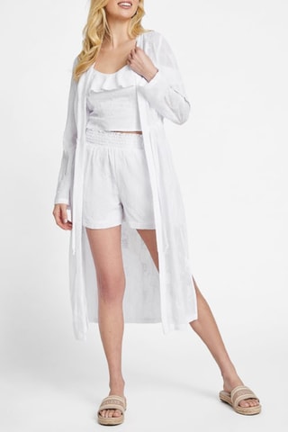 Veste longue - Blanc