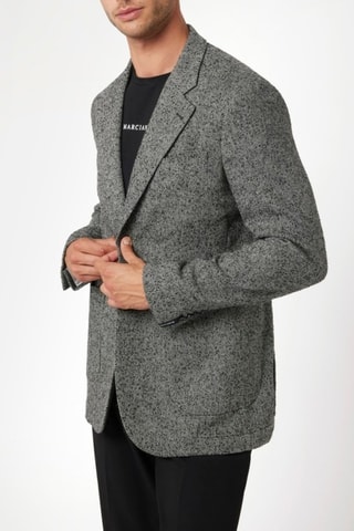 Veste en laine - Gris chiné