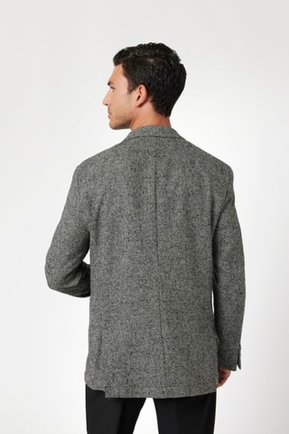 Veste en laine - Gris chiné