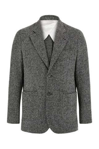 Veste en laine - Gris chiné