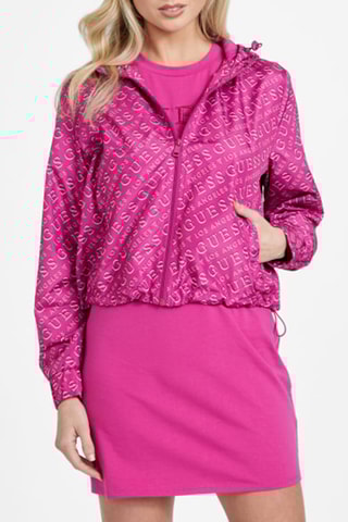 Coupe-vent à capuche - Fuchsia