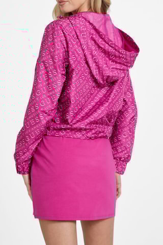 Coupe-vent à capuche - Fuchsia