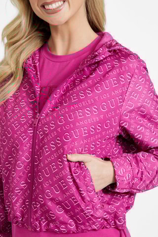 Coupe-vent à capuche - Fuchsia