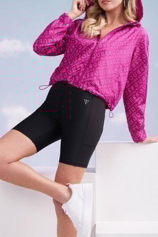 Coupe-vent à capuche - Fuchsia