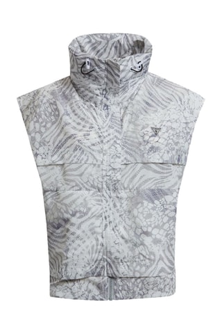 Veste à capuche Blanc et gris