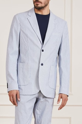 Veste Grant - Bleu marine et blanc