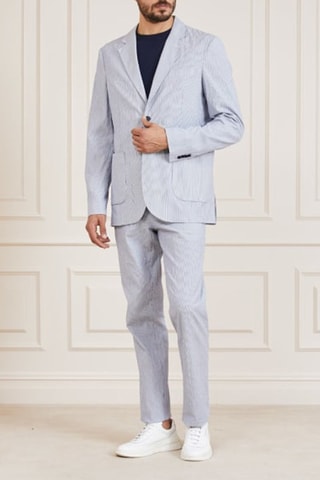 Veste Grant - Bleu marine et blanc