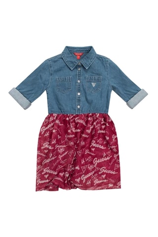 Robe trompe-l'œil - Bleu clair