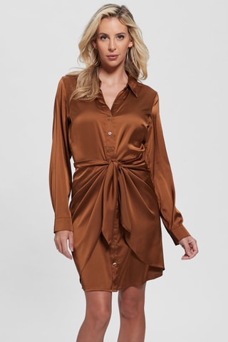 Robe chemise Alya - Camel