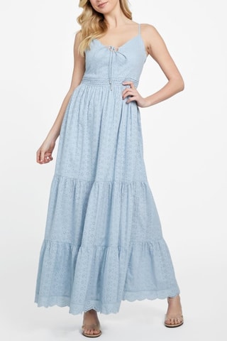 Robe longue Stacee - Ciel