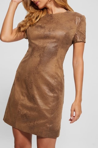 Robe droite - Marron