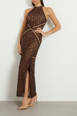 Robe longue - Marron