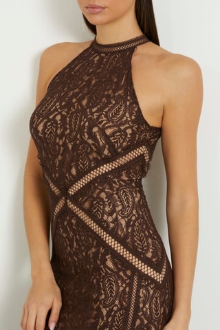 Robe longue - Marron