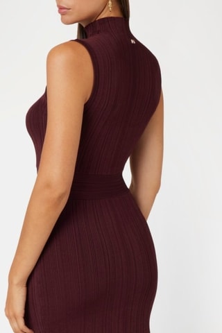 Robe fourreau - Bordeaux
