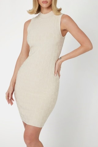 Robe fourreau - Ecru