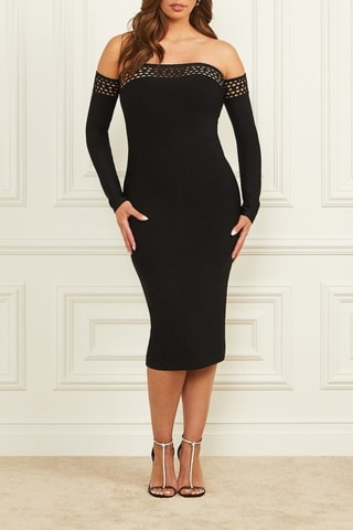 Robe fourreau - Noir