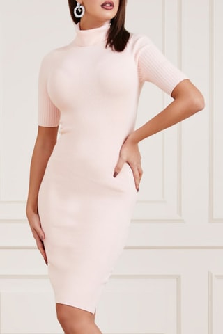 Robe fourreau - Rose