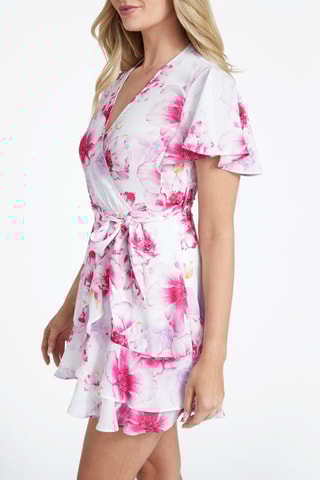 Robe portefeuille - Blanc