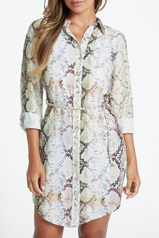 Robe chemise - Beige