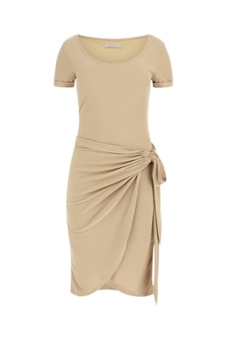 Robe portefeuille - Beige