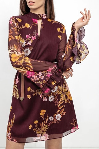 Robe droite - Bordeaux