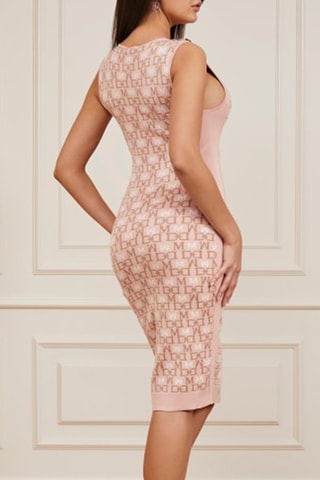 Robe fourreau - Rose