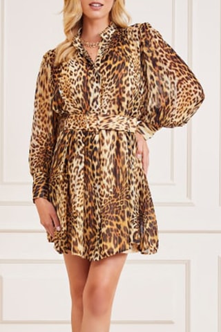 Robe chemise - Marron