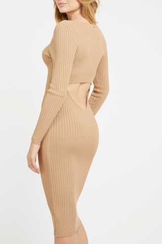 Robe fourreau - Beige